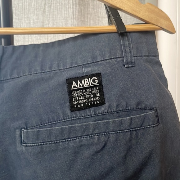 Ambiguous Skateboarding Brand Men’s Blue Mid-Length Blue Shorts - Size 33 Waist - Picture 5 of 6